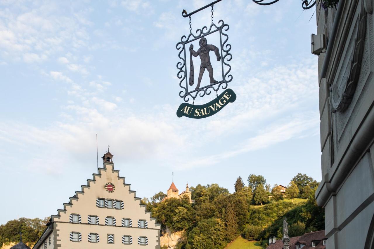 Hotel Restaurant Au Sauvage Fribourg Extérieur photo